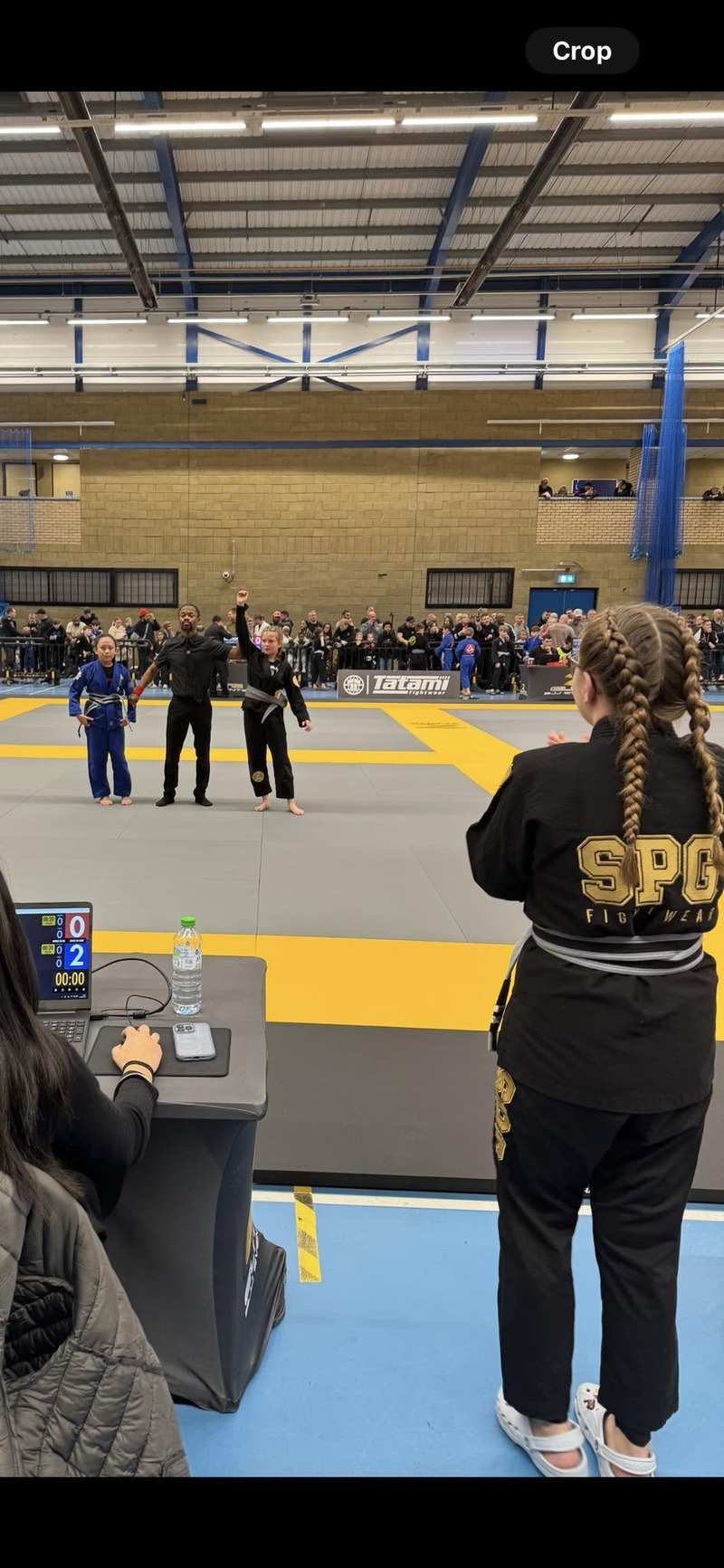 SPG junior winning at a competition