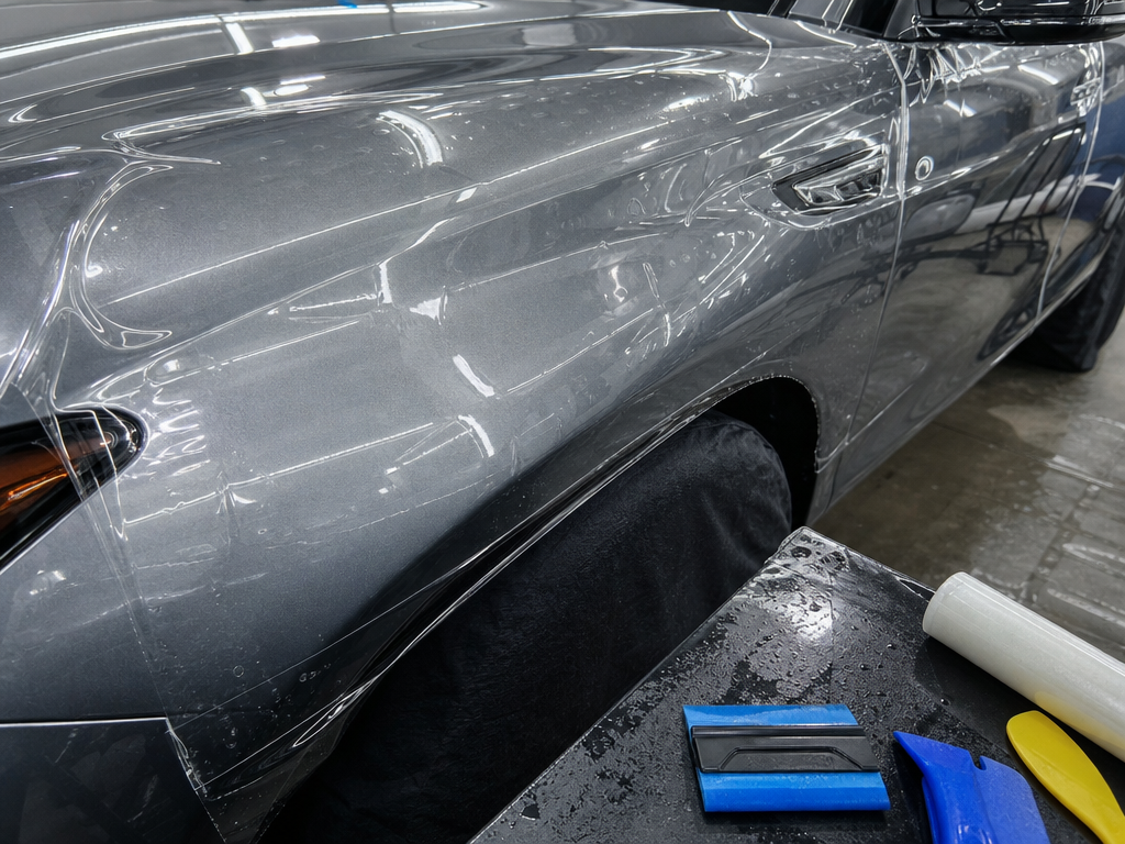 Auto detailing work at My Detail Guys Fort Worth — paint protection and detail service in progress