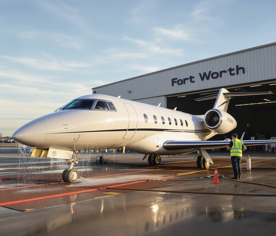 Aircraft detailing — hangar service at KFWH and KAFW by My Detail Guys Fort Worth