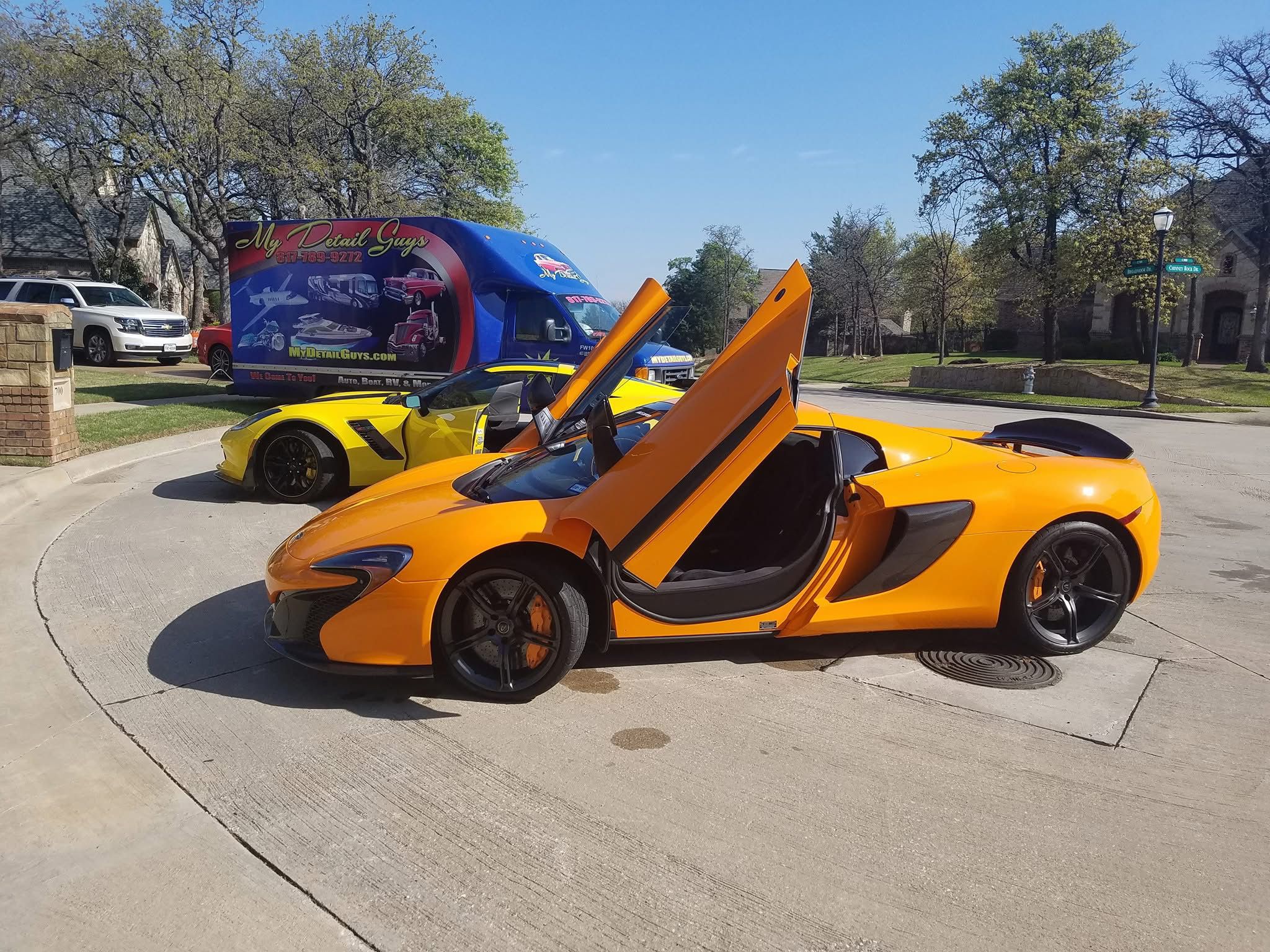 My Detail Guys mobile detailing van — professional detailing at your location in Fort Worth