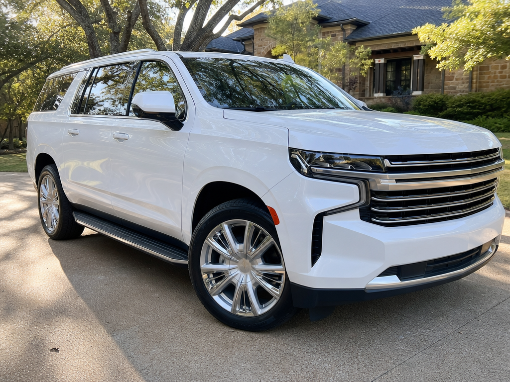 Mobile car detailing at a Flower Mound, TX home