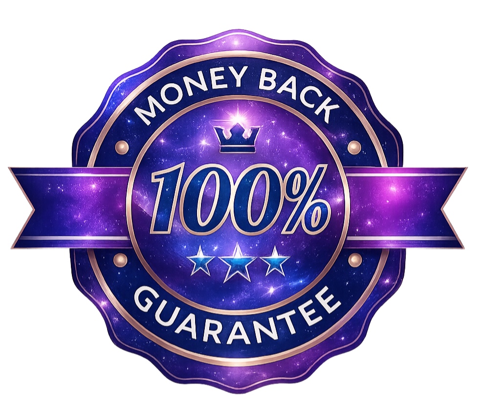 100% Money Back Guarantee