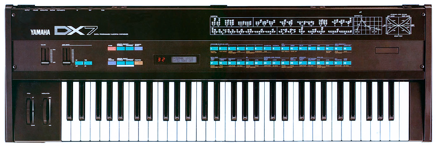 Le Yamaha DX7, synthétiseur emblématique des productions des années 1980