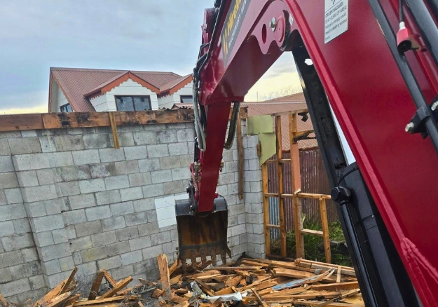 Demolition and site clearing for upcoming project in Lower Hutt