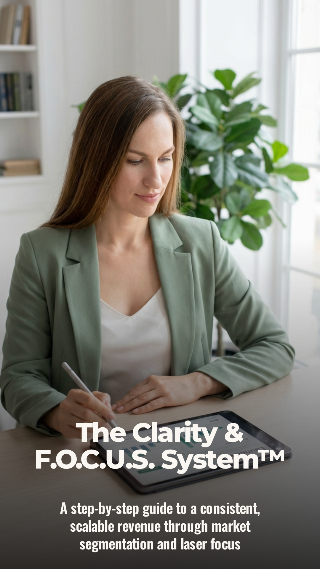 The Clarity & F.O.C.U.S. System Designed to help owners like you to cut through the noise of a crowded market and position your business as the only logical solution for your target audience.