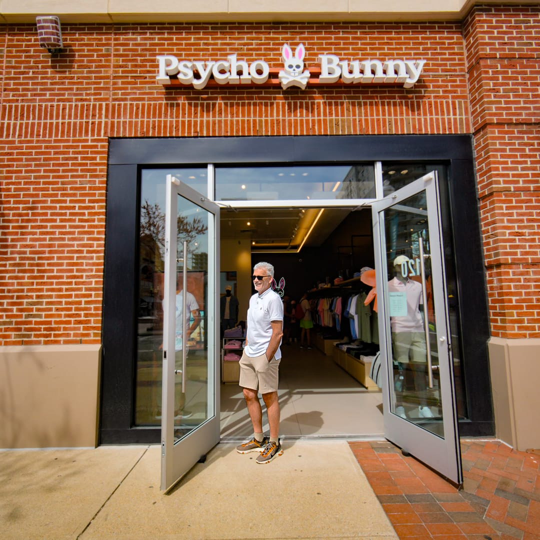 Business owner at a storefront
