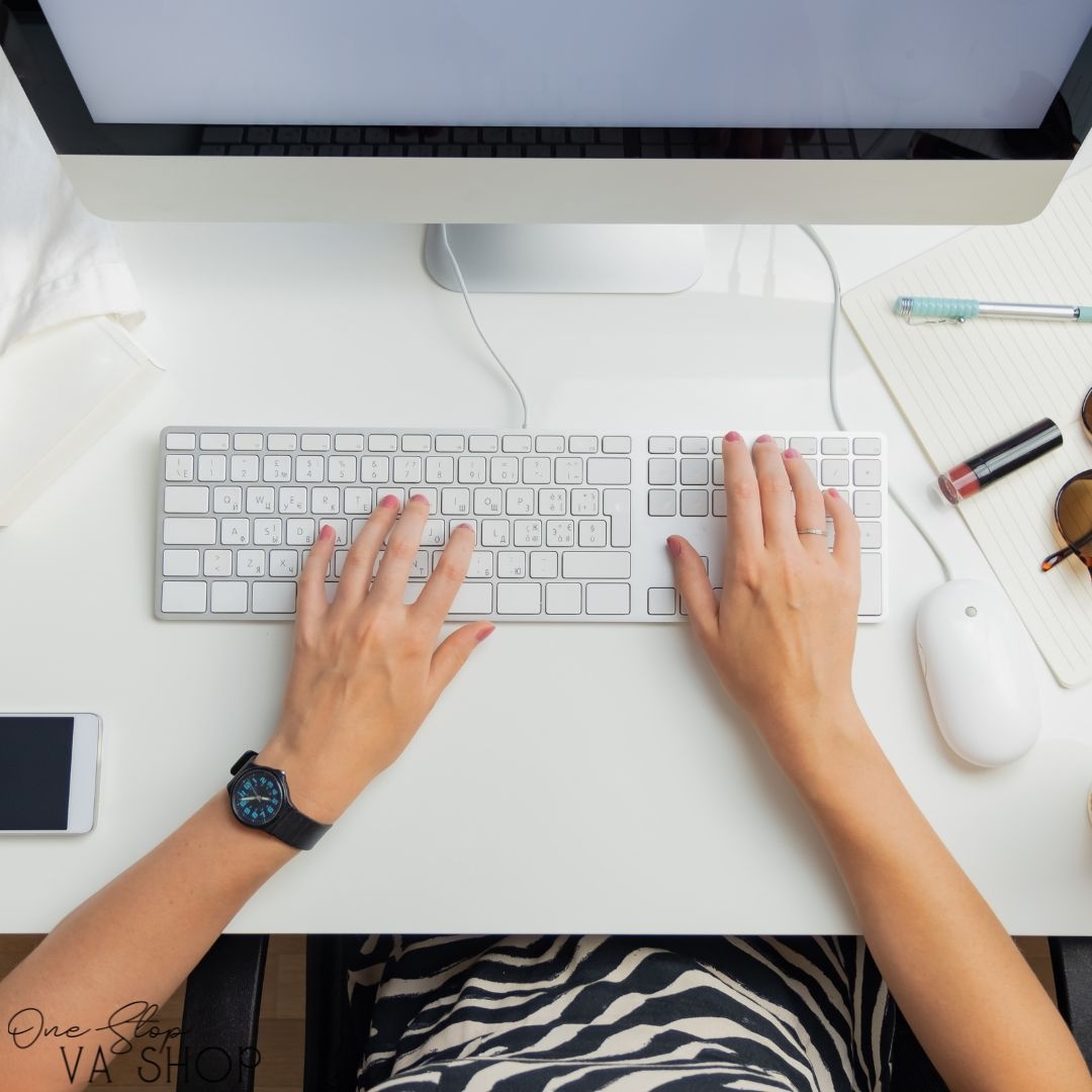 Prepare for a VA,  by getting your files and folders organized before you begin working together.