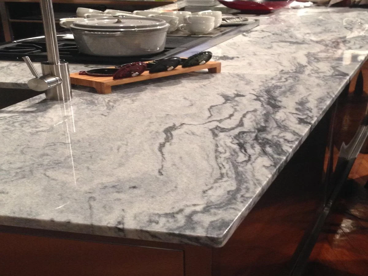Polished granite slab fabrication in Houston Texas