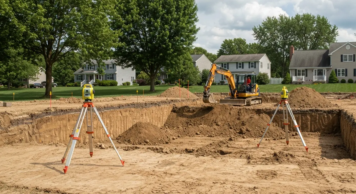 Basement excavation
