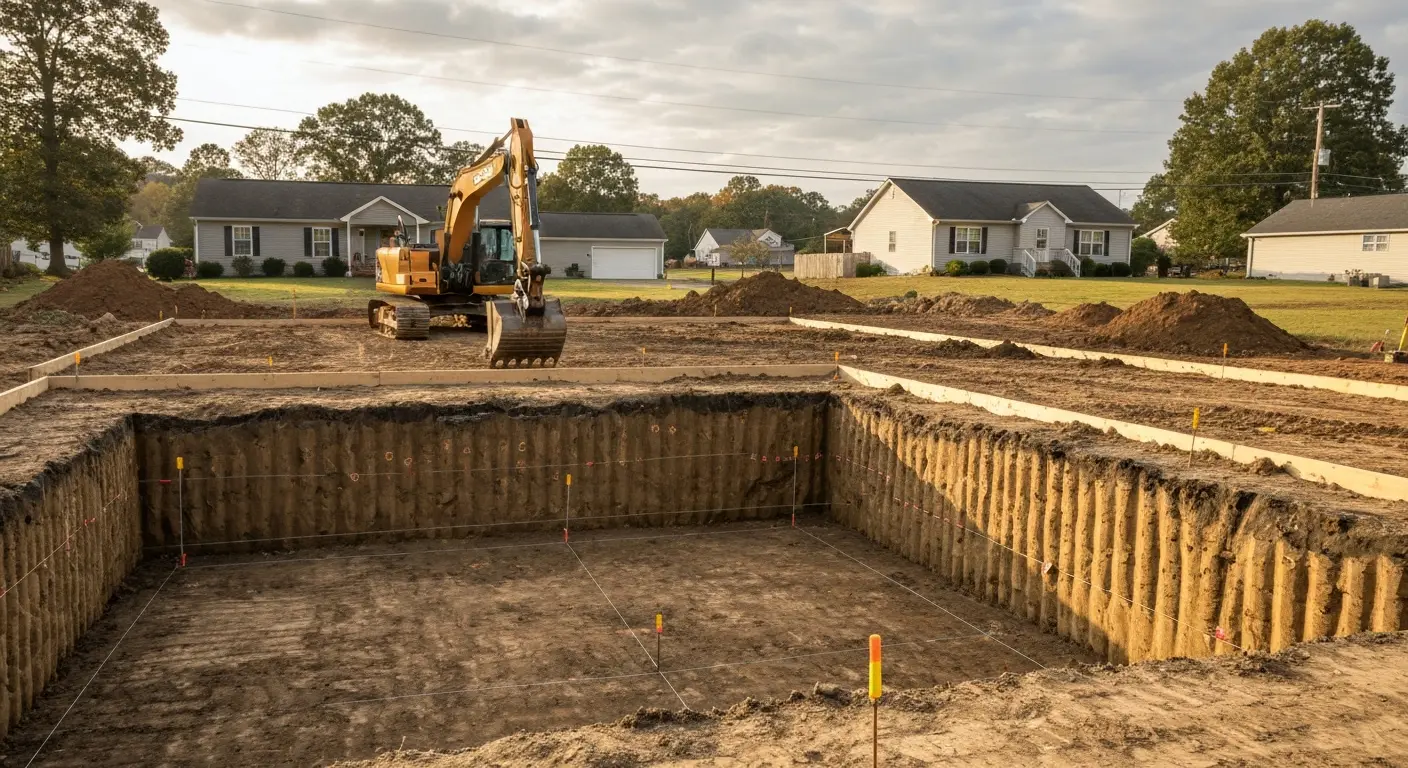 Residential excavation work