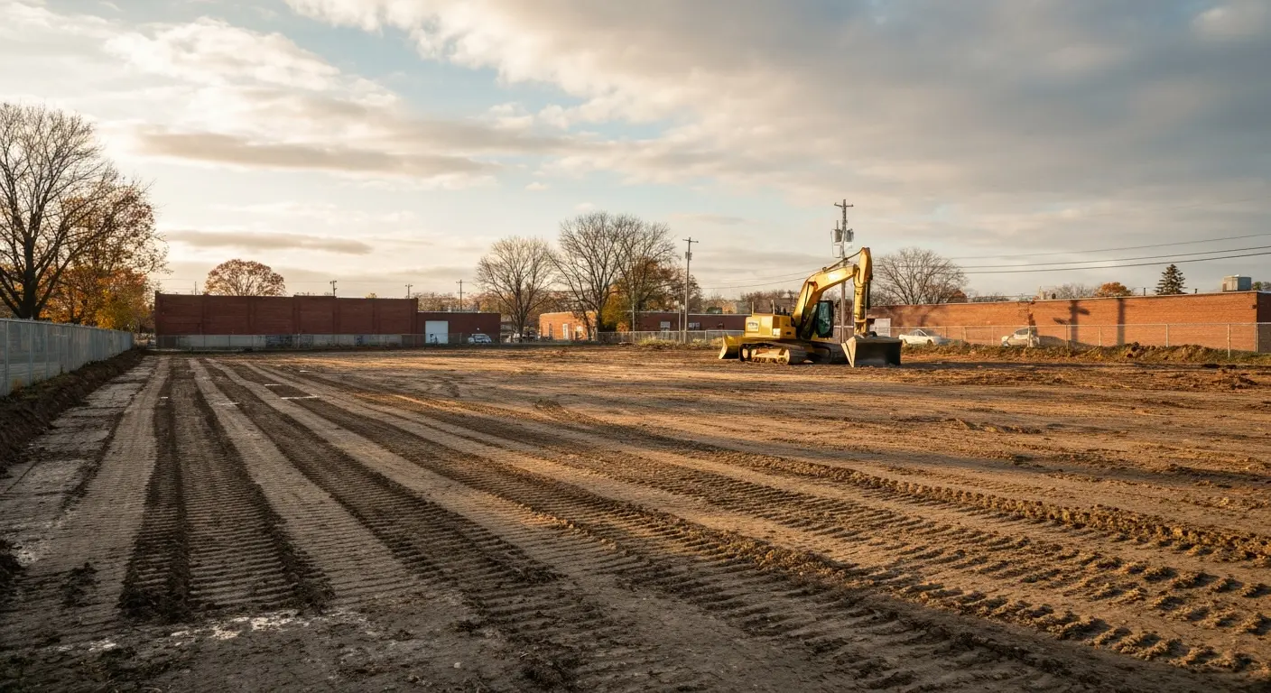 Commercial site preparation