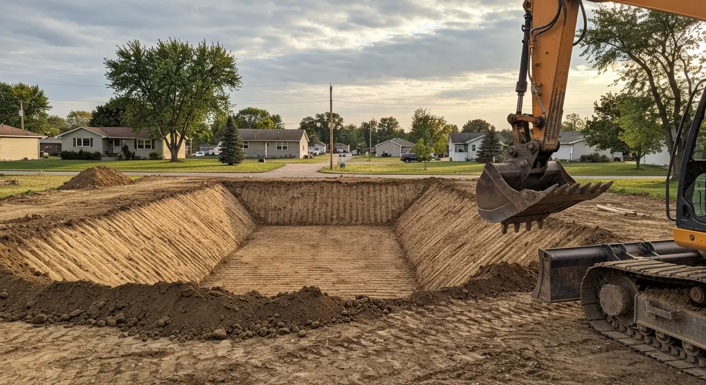 Residential excavation project