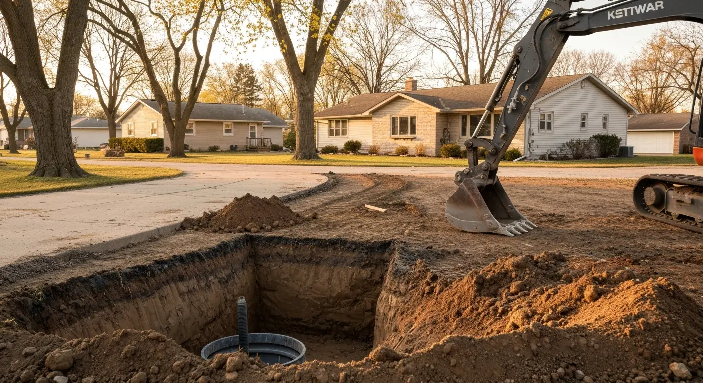 Septic and driveway work