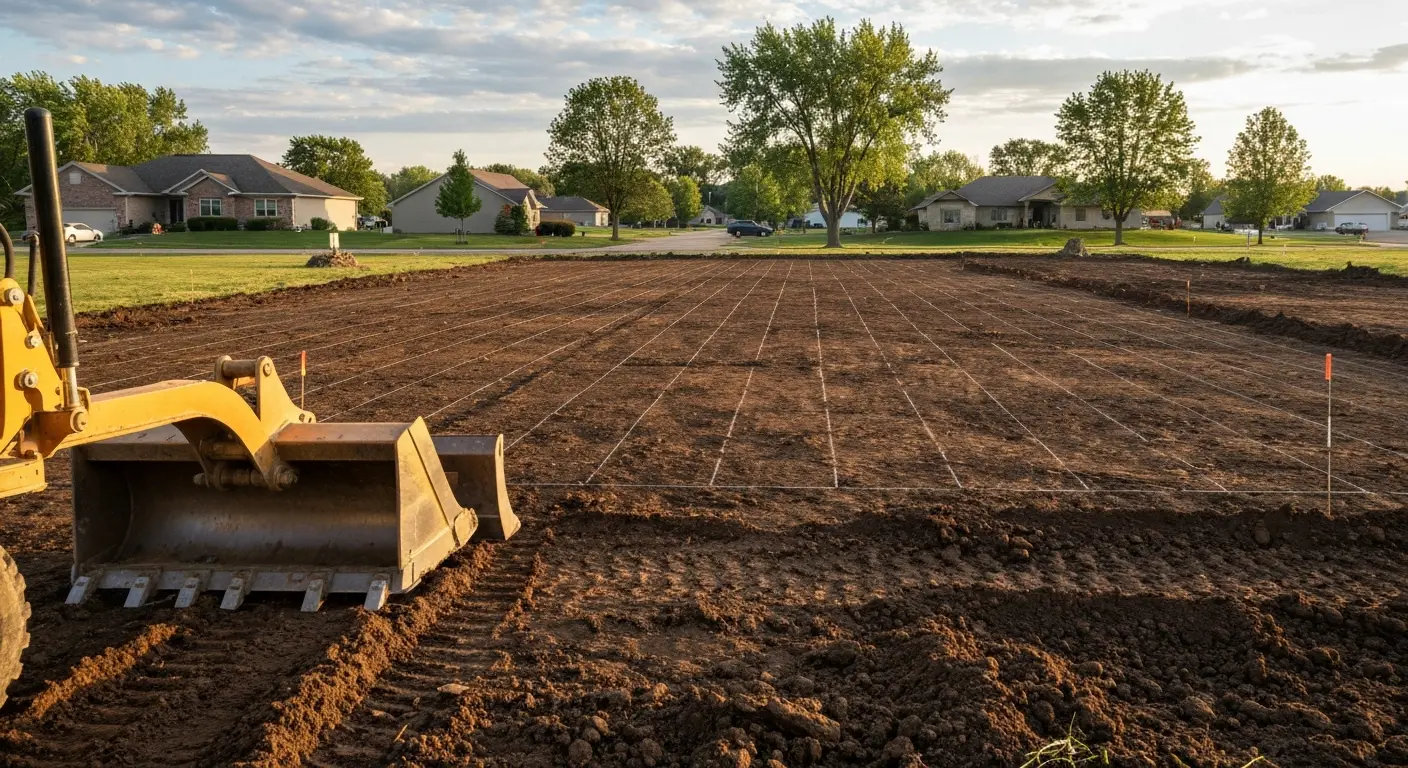 Residential lot preparation