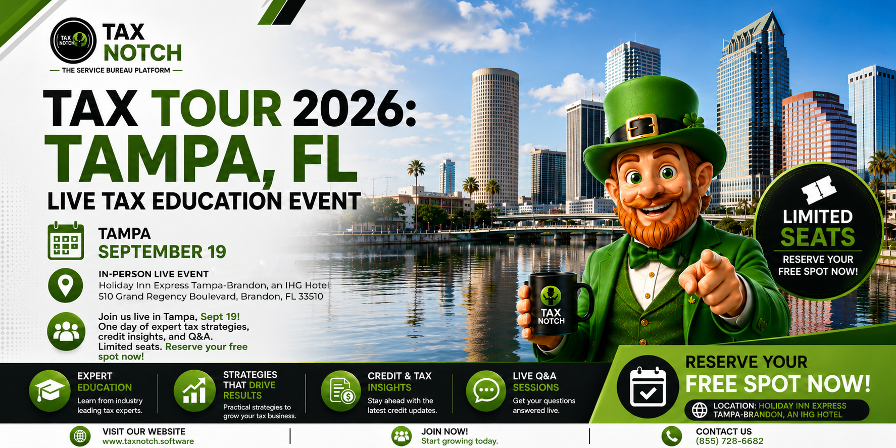 Tax Tour 2026 Tampa, Florida event banner
