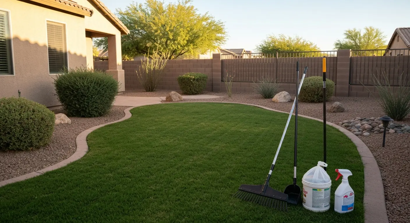 One dog pet waste removal