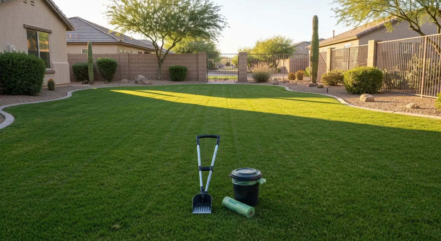 Weekly dog waste removal service in Buckeye AZ