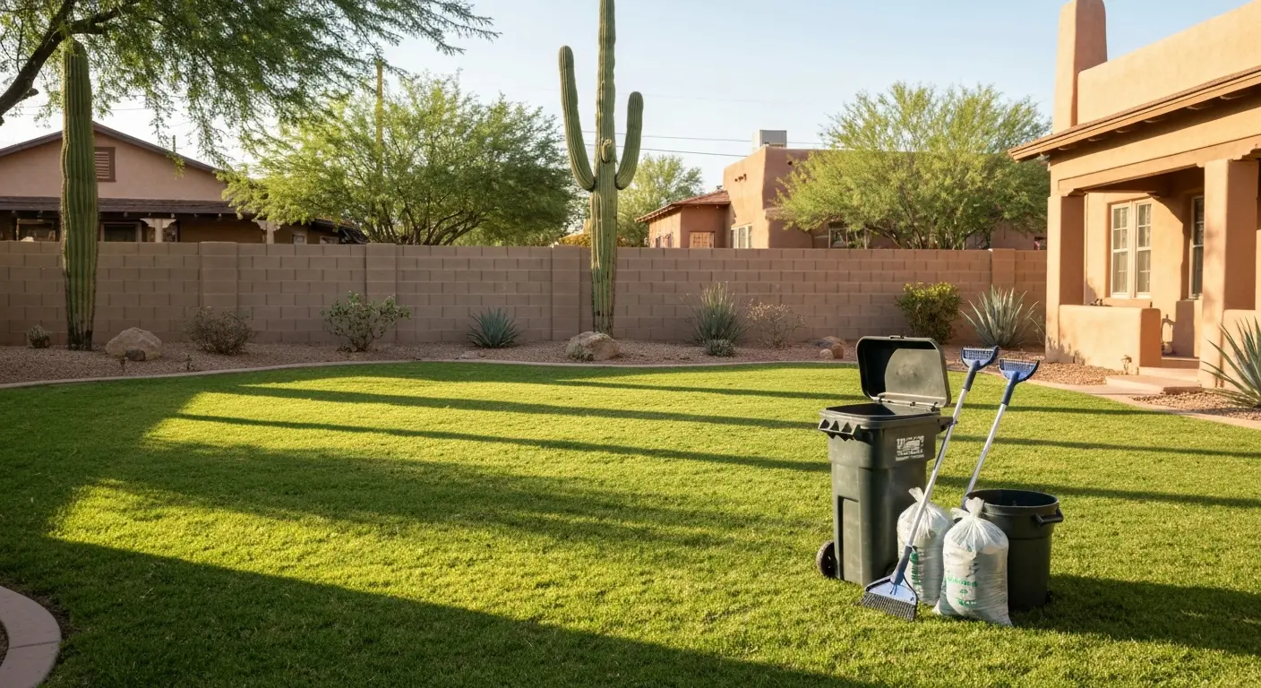 Twice-weekly pet waste cleanup service