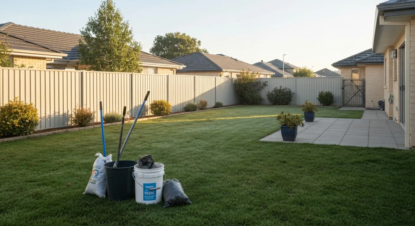 Bi-weekly dog waste removal