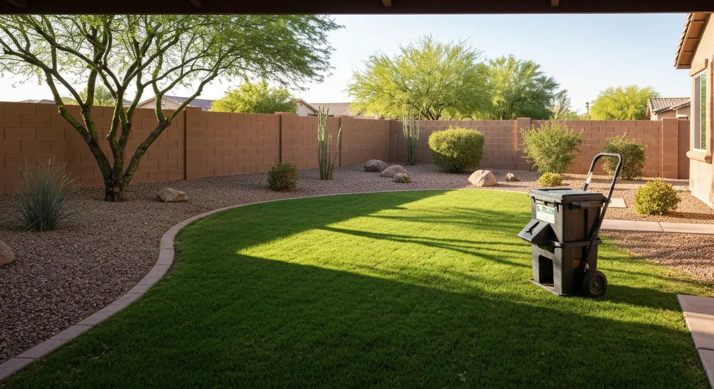 Twice weekly dog waste removal service