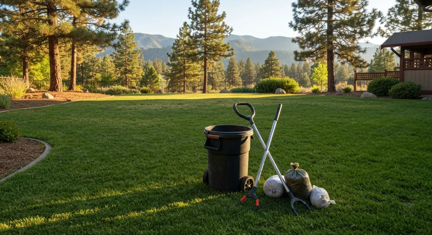 Dog waste removal in Sierra Montana