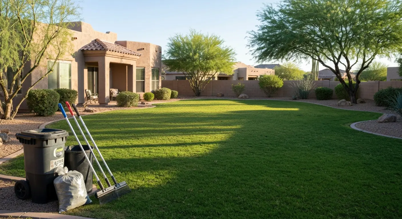 Large yard pet waste removal