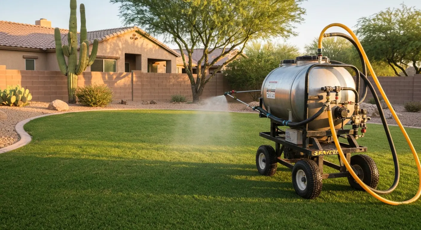 Bi-weekly yard sanitizer treatment in Surprise