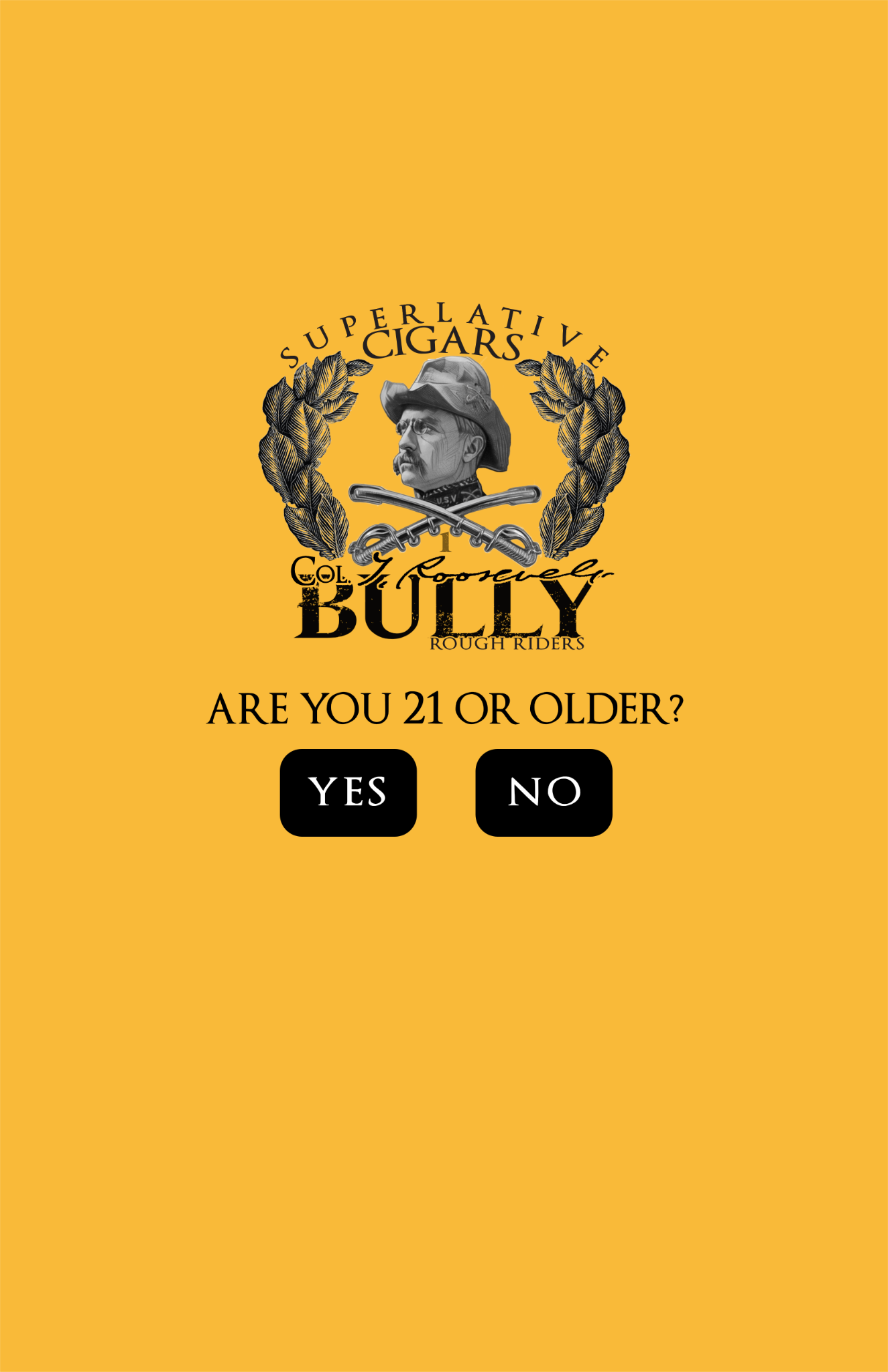 BULLY Superlative Cigars. Are you 21 or older?