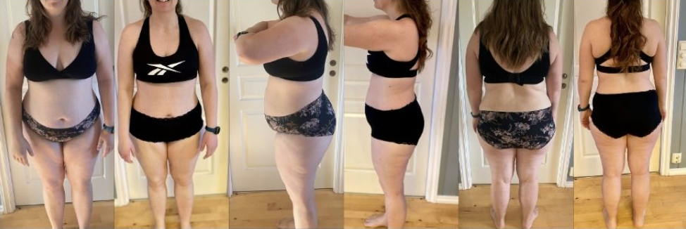 Malin — before and after working with Johan