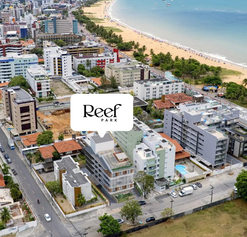 Living Reef Park, vista aérea Cabo Branco