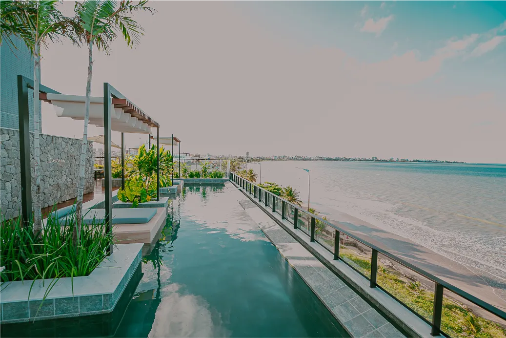 Living, vista mar do Bessa