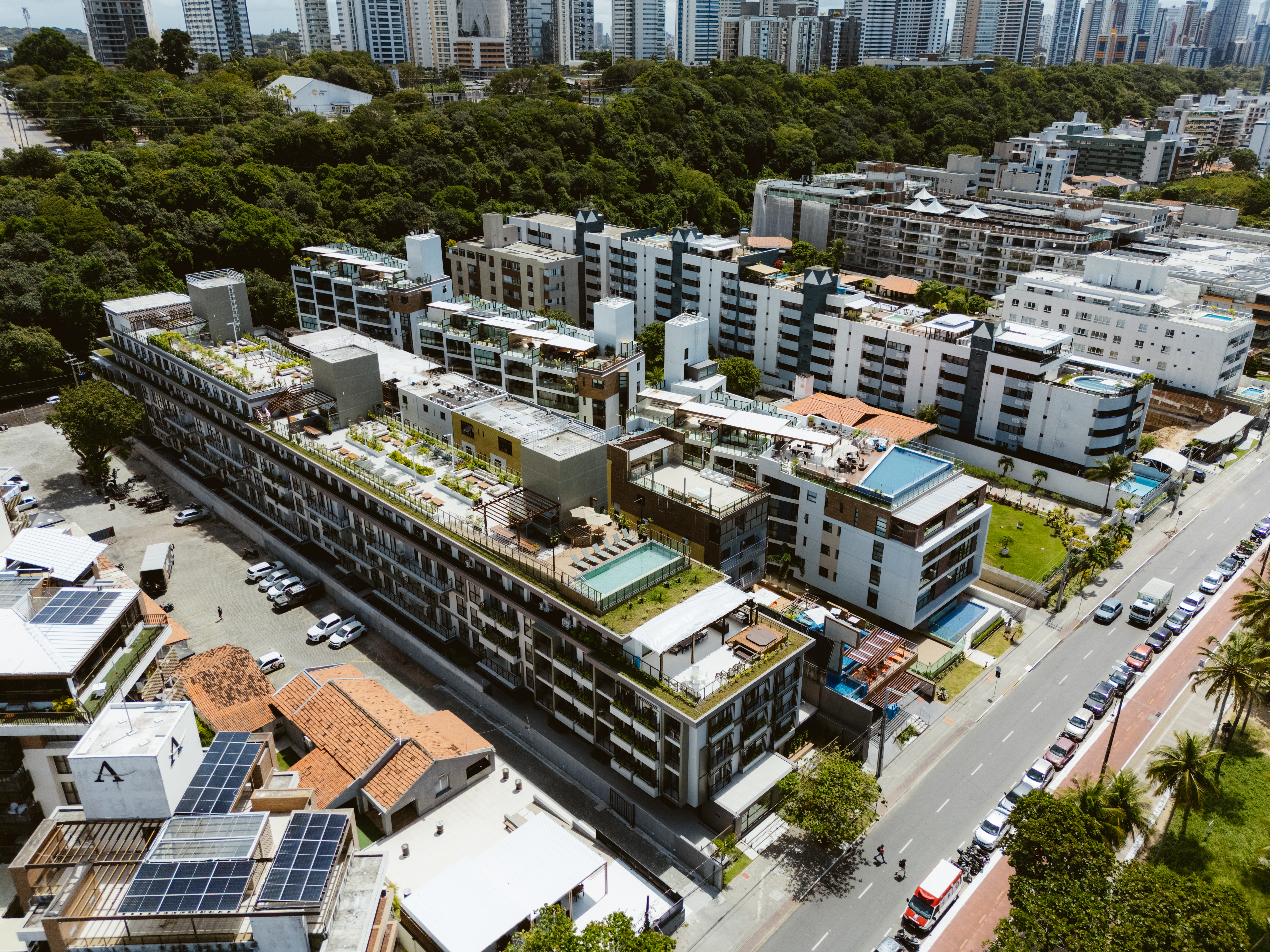 Vista aérea — Jardins Almare