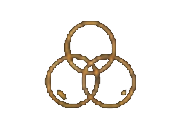 Interlocking circles icon representing Alignment