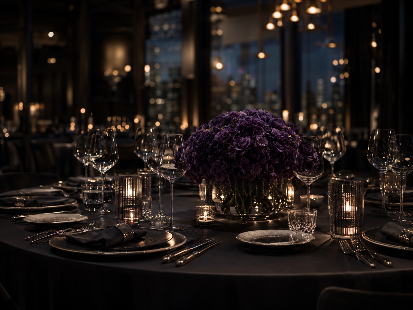 Luxury executive hospitality table