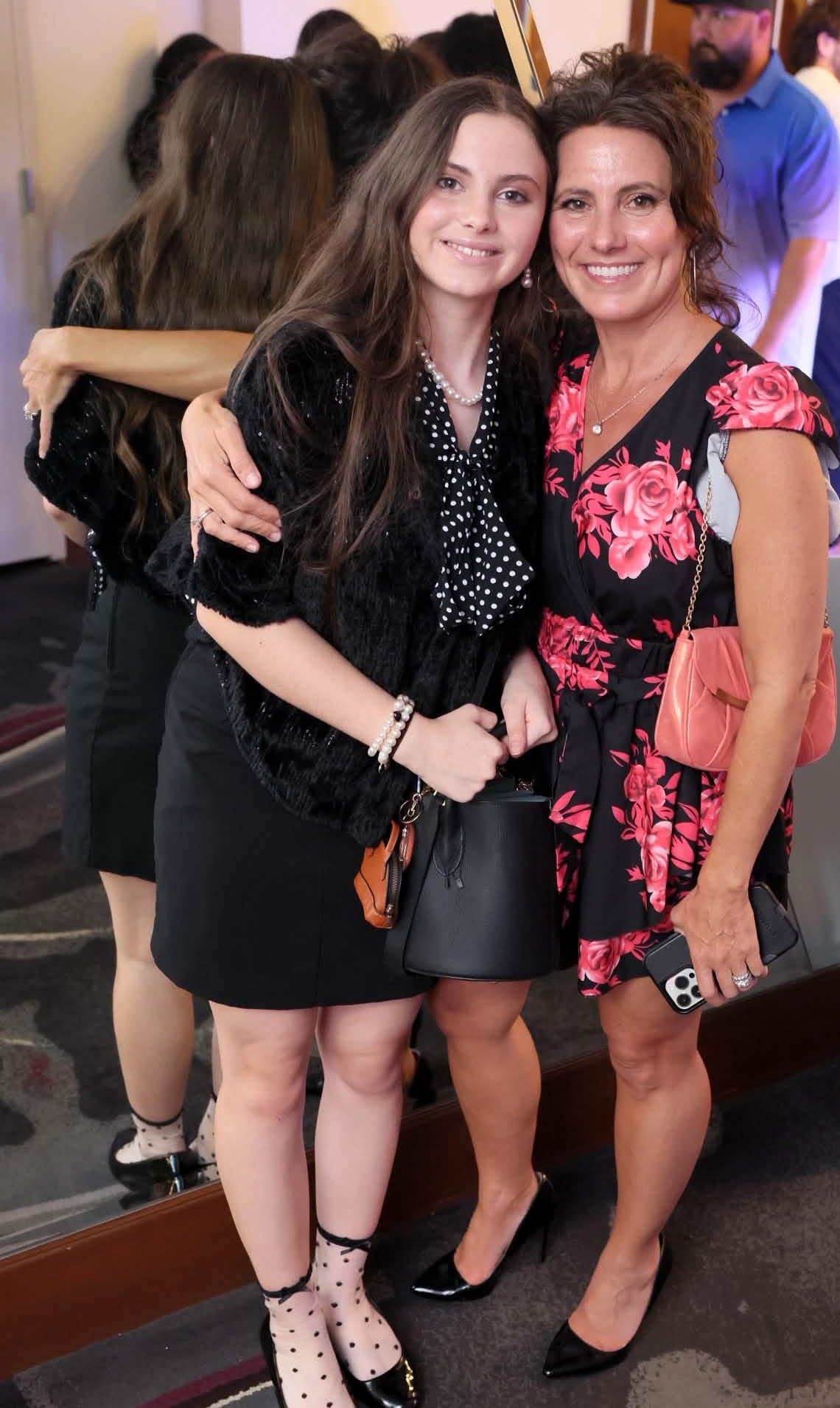 Julie Galli and her daughter Marleah at a Realtor association event