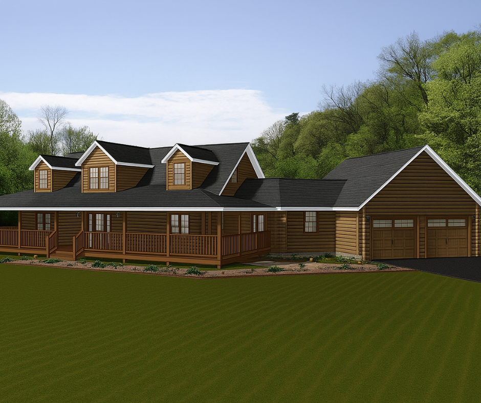 Large custom home design over 2500 square feet