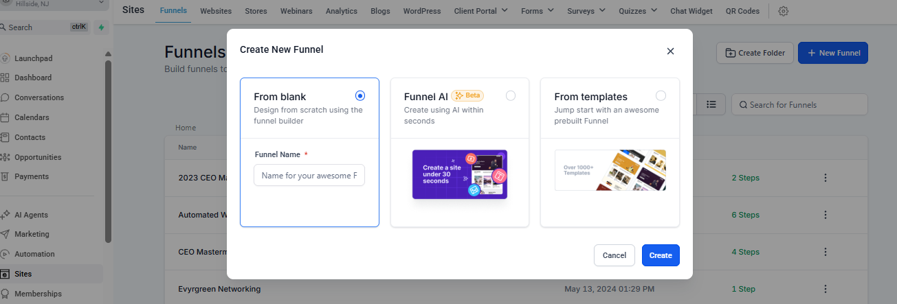 Build ffunel Build ffunel