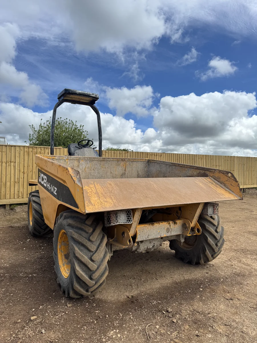 7 tonne forward tip dumper hire in Cornwall — spoil and aggregate haulage on site