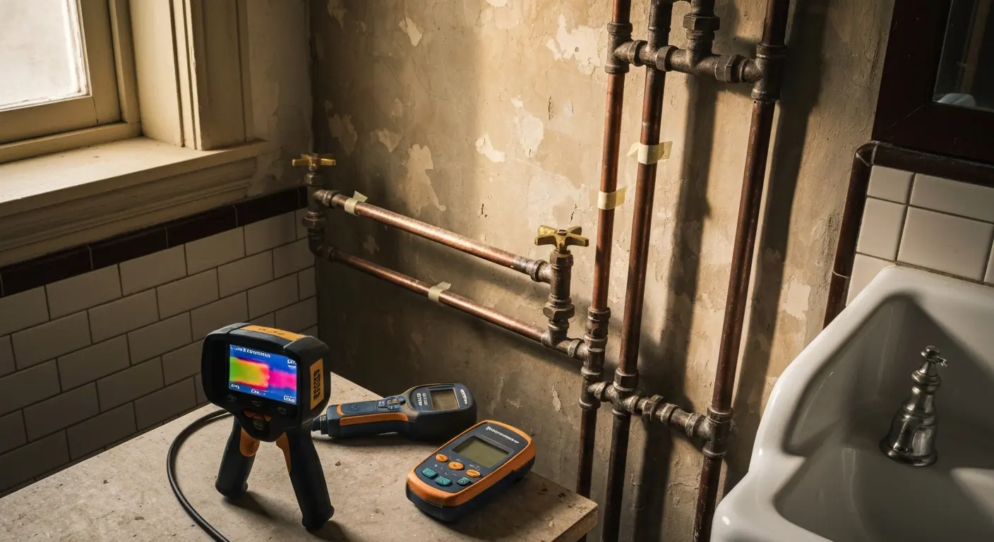 Leak detection in vintage Bronzeville home