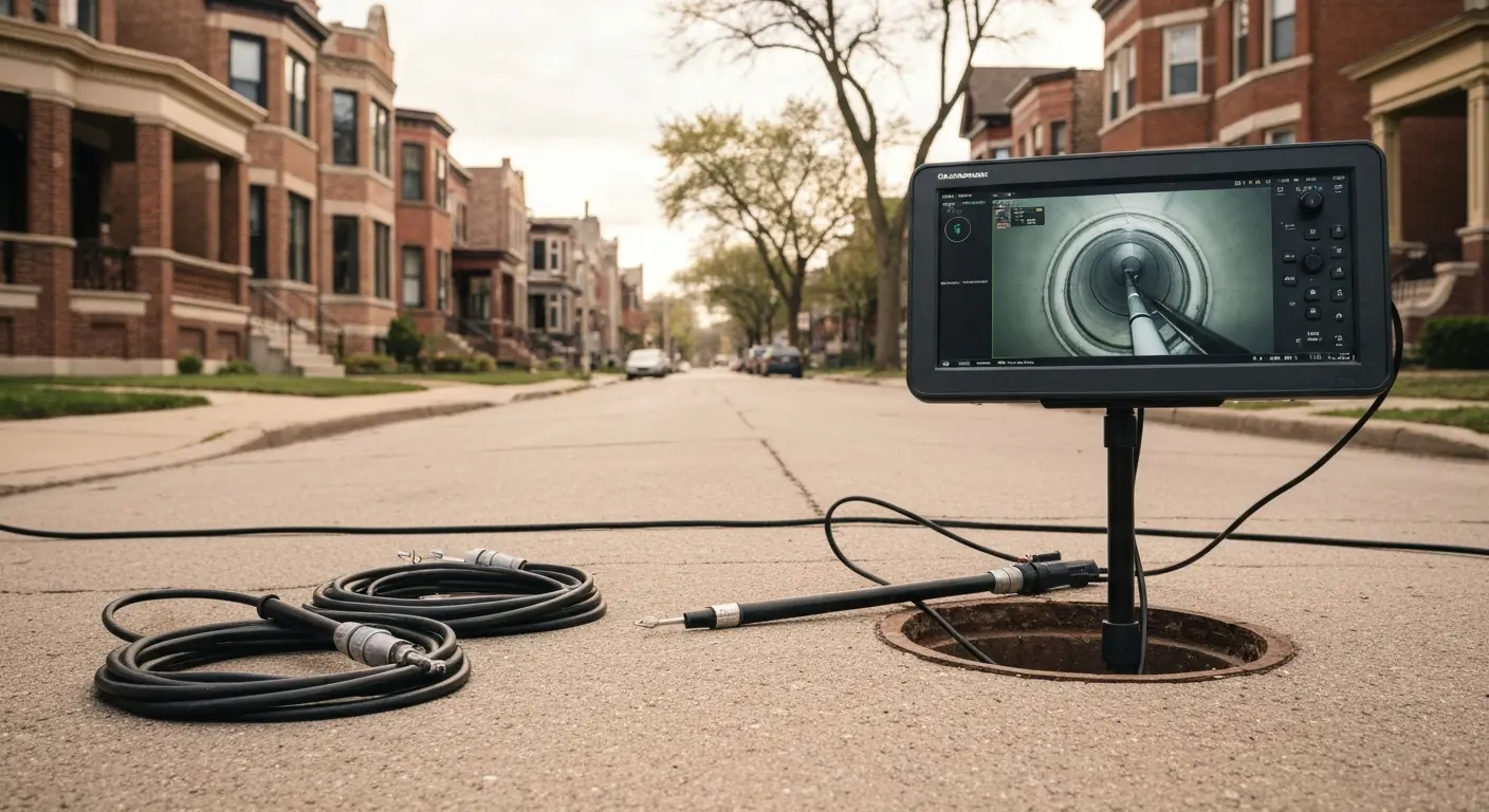Sewer camera inspection