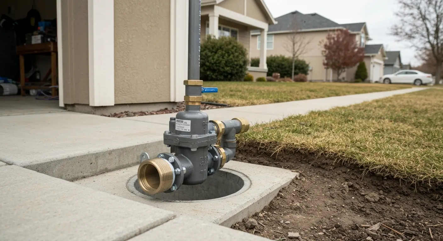 Backwater valve installation