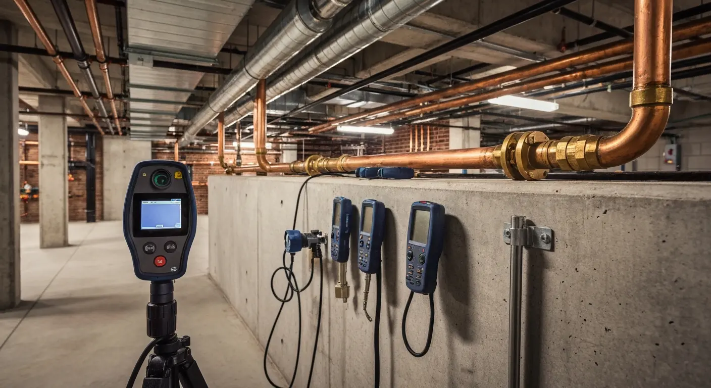 Leak detection service near Wells Street