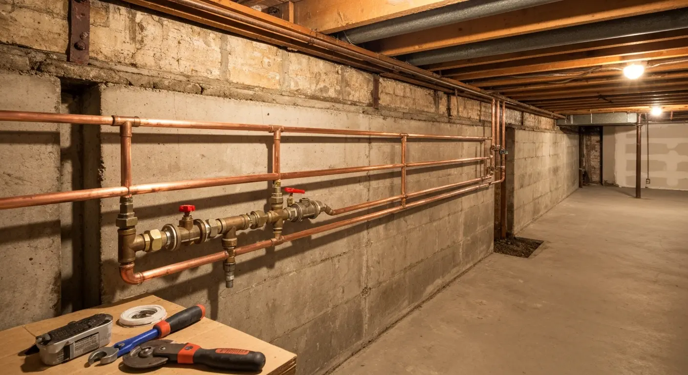 Water line replacement in Wicker Park