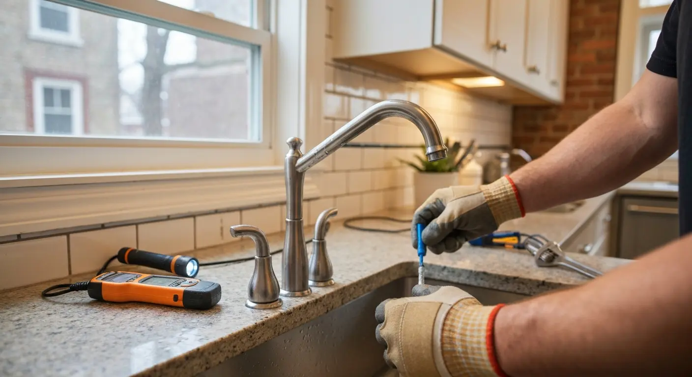 Water fixture leak detection