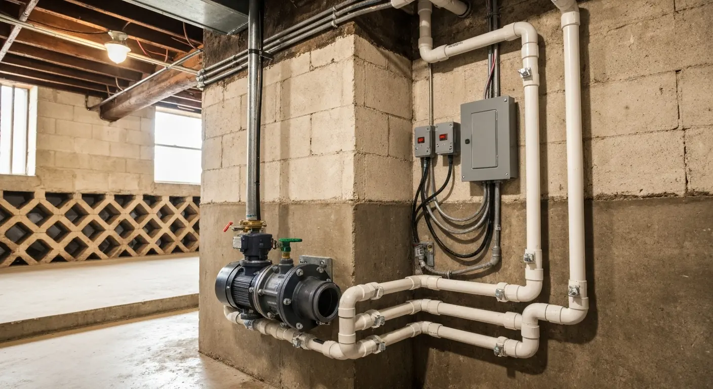 Ejector pump installation