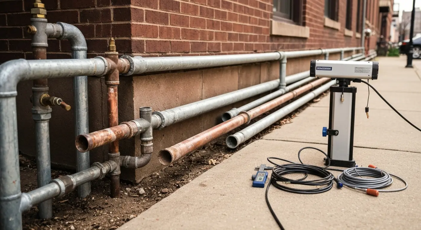 Water line inspection