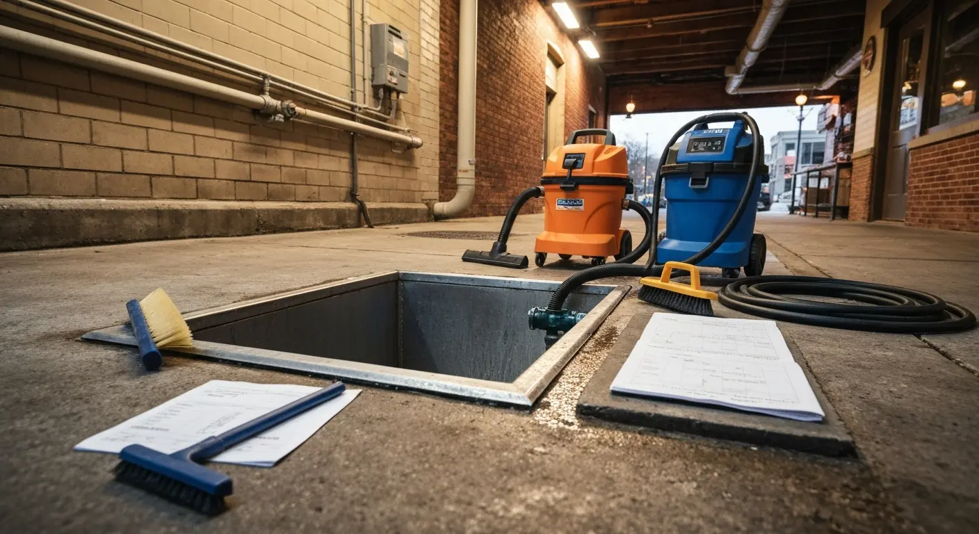 Catch basin cleaning