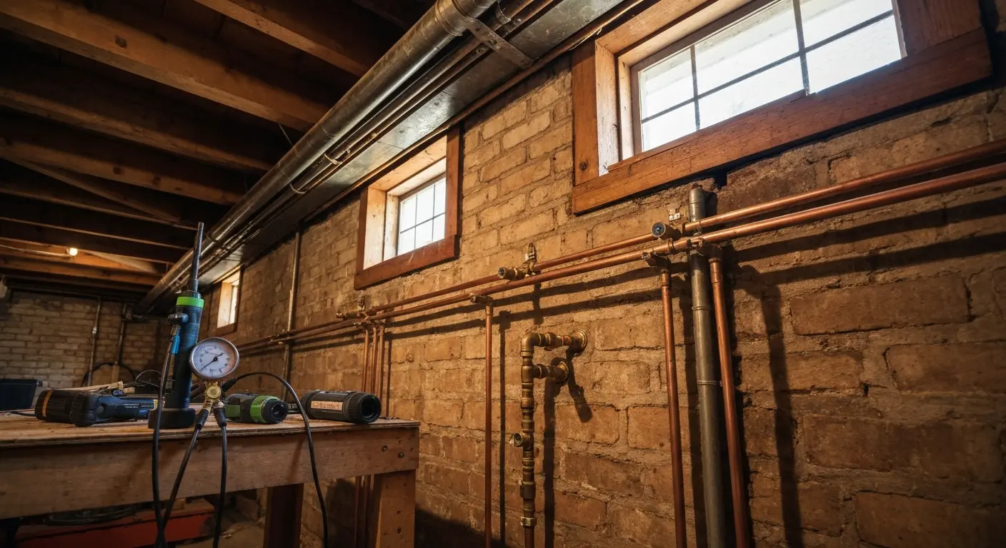 Water line inspection