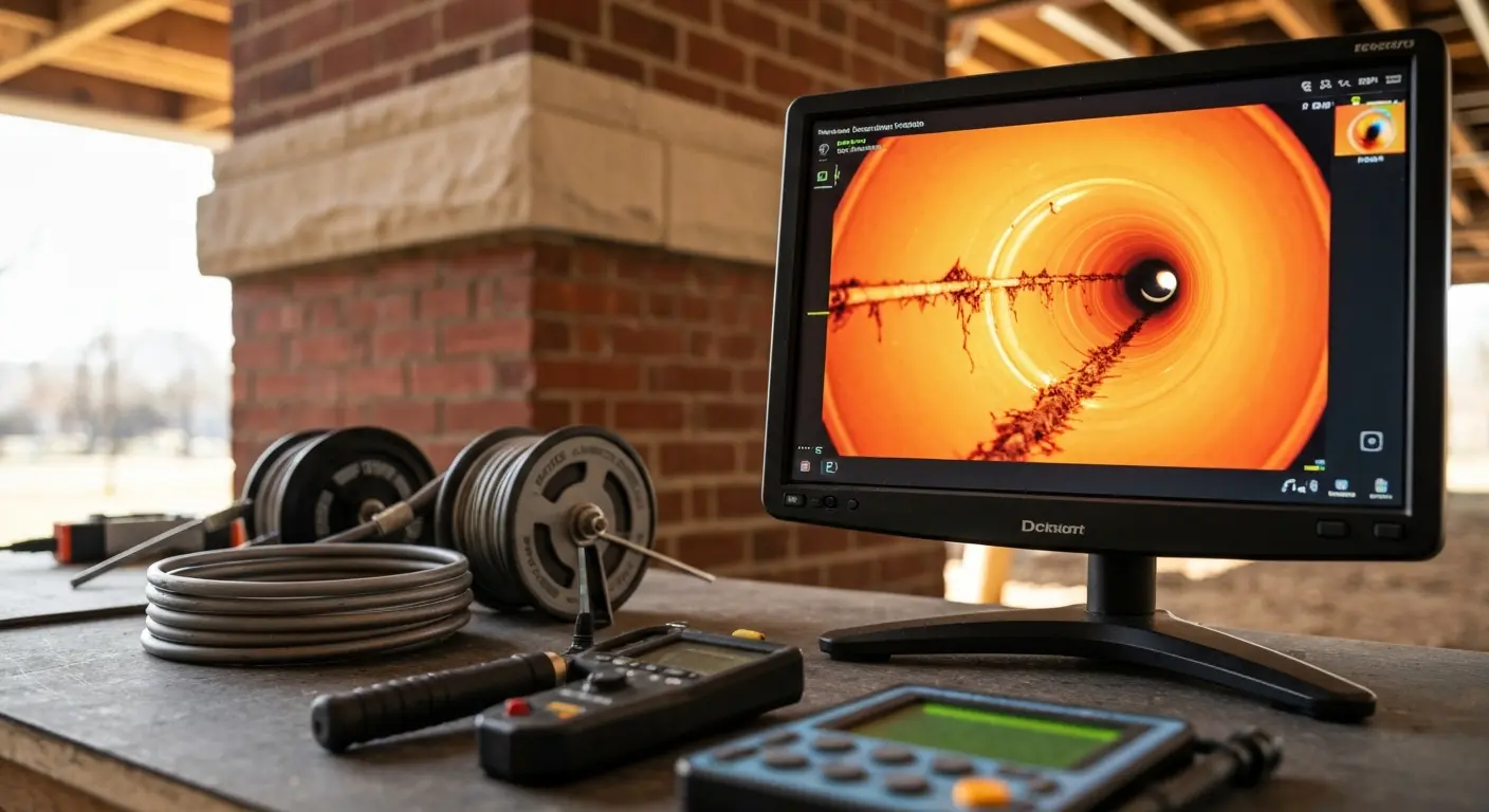 Sewer camera inspection