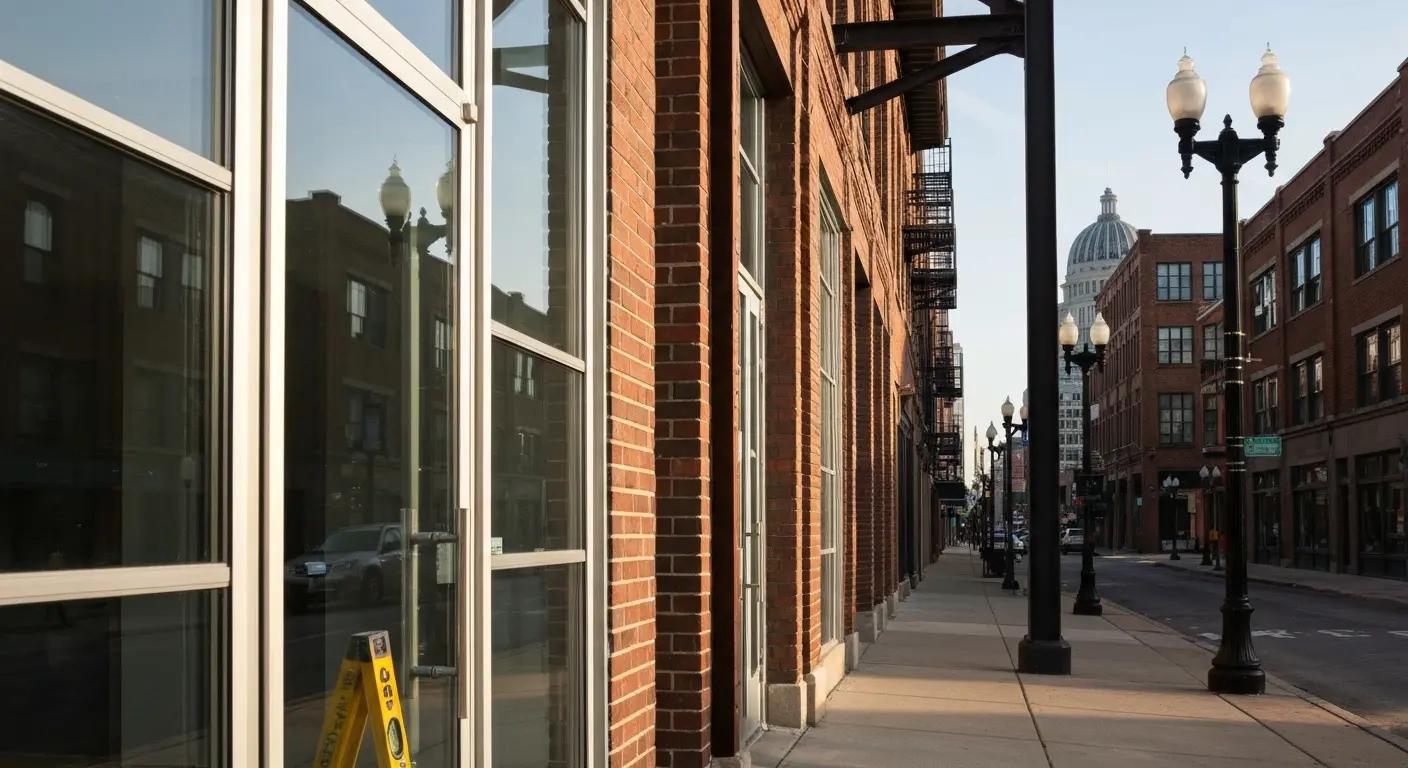 West Loop neighborhood street